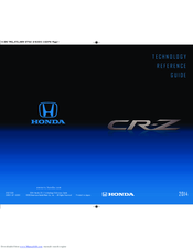 Honda CR-Z 2014 Technology Reference Manual