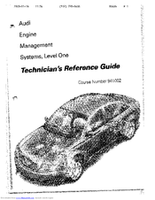 Audi 1.8T Technician Reference Manual