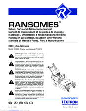 Ransomes EC Hydro Midsize Setup, Parts & Maintenance Manual