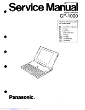 Panasonic CF-1000 Service Manual