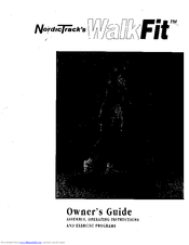 NordicTrack WalkFit Owner's Manual