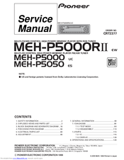 Pioneer MEH-P5000 Service Manual