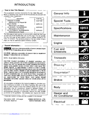 Honda 1989 Prelude Service Manual