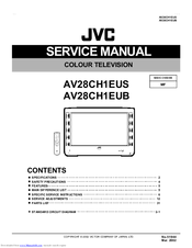 JVC AV28CH1EUS Service Manual