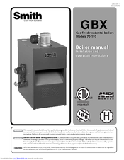 Smith GBX 105 Installation And Operation Instructoins