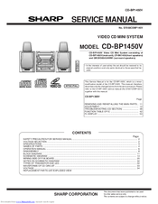 Sharp CD-BP1450V Service Manual