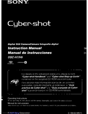 Sony Cyber-shot DSC-H9 Instruction Manual