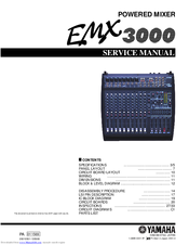 Yamaha EMX3000 Service Manual