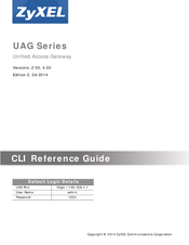 ZyXEL Communications UAG Series User Manual