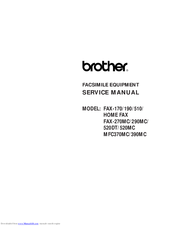 Brother FAX-520DT Service Manual