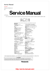 Panasonic PT-L702E Service Manual