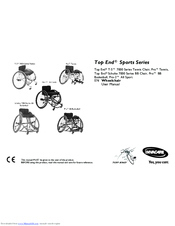 Invacare Top End Schulte 7000 Series BB Chair User Manual