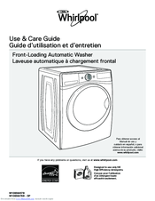 Whirlpool WFW81HEDW Use & Care Manual