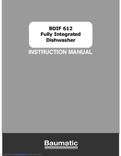 Baumatic BDIF 612 Instruction Manual