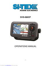Si-tex SVS-460CE Operation Manual