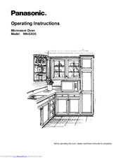 Panasonic NN-GX35 Operating Instructions Manual
