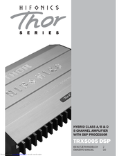 Hifonics TRX5005 DSP Owner's Manual