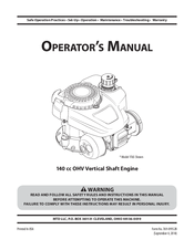 Mtd 1T65 Operator's Manual