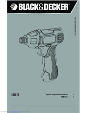 Black & Decker ISD72 Original Instructions Manual