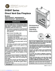 Vermont Castings 300DVBHPSC7 Homeowner's Installation And Operating Instructions Manual
