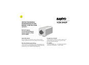 Sanyo VCB-3442P Instruction Manual