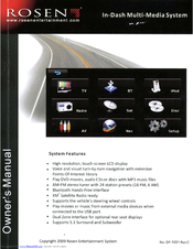 Rosen DP-1001 Owner's Manual