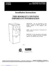 Bryant OBM098 Installation Instructions Manual