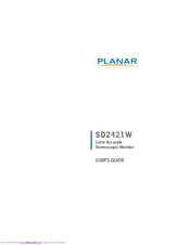 Planar SD2421W User Manual