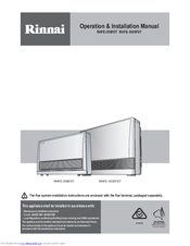 Rinnai RHFE-1005FDT / FT Operation & Installation Manual