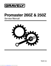 Gravely Promaster 250Z Service Manual