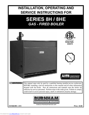 Burnham 809HE Installation, Operating And Service Instructions