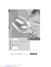 Bosch SGS 55E32 Instructions For Use Manual