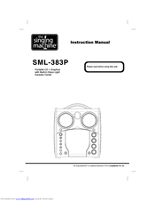 The Singing Machine SML-383P Instruction Manual