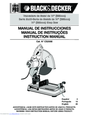 Black & Decker Linea Pro CS2000 Instruction Manual