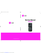 LG KG330 Service Manual