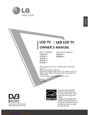 LG 32SL8*** series Owner's Manual
