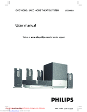Philips LX8300SA User Manual And Service Manual