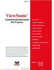 ViewSonic PJD6230 - XGA DLP Projector User Manual