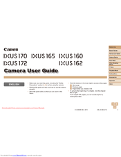 Canon IXUS 172 User Manual