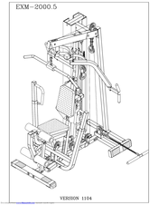 Body Solid EXM-2000.5 Assembly Manual