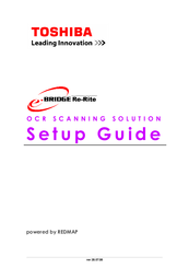 Toshiba e-BRIDGE Re-Rite Setup Manual