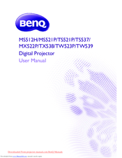 BenQ MW603 User Manual