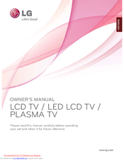 LG 55LE5 Series Owner's Manual