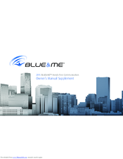 Fiat 2015 BLUE&ME Owner's Manual Supplement