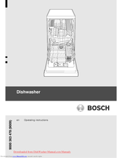 Bosch SRV 43M63 Operating Instructions Manual