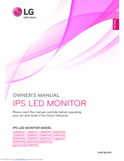 LG 23MP57A Owner's Manual