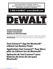 DeWalt Tool Connect Instruction Manual