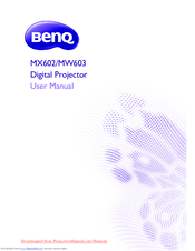 BenQ MW603 User Manual