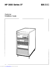 HP 3000 Series 37 Installation Manual