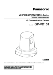 Panasonic GP-VD131 Operating Instructions Manual